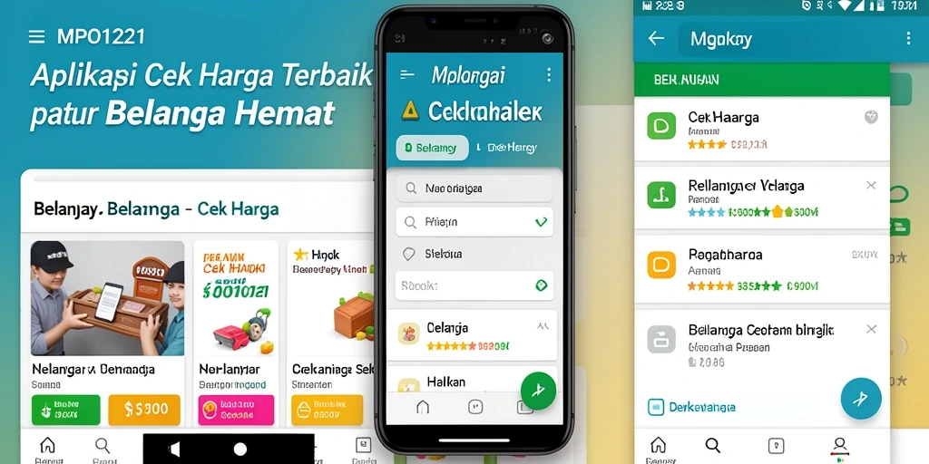 Tampilan antarmuka MPO1221 untuk fitur Cek Harga yang intuitif.